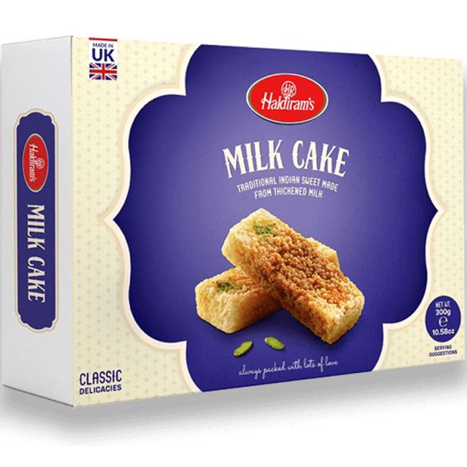 Haldiram Milk Cake (traditionelle indische Süßigkeit aus Milch) 300g
