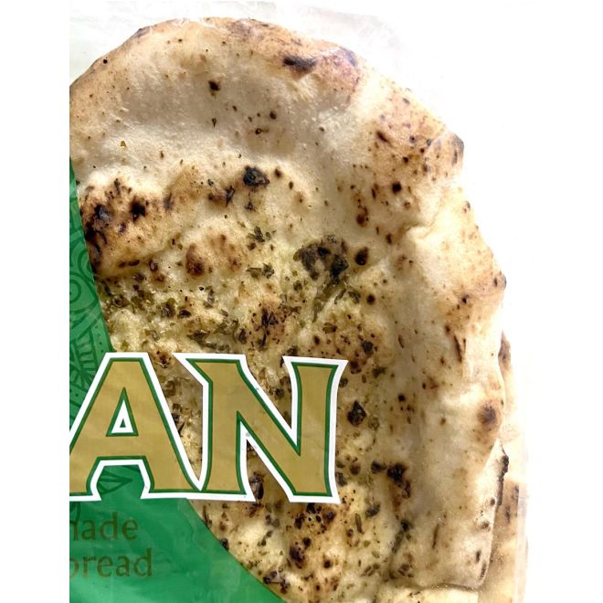 Heera Garlic & Coriander Naan, Tandoori Style - 360g (2 Stück)