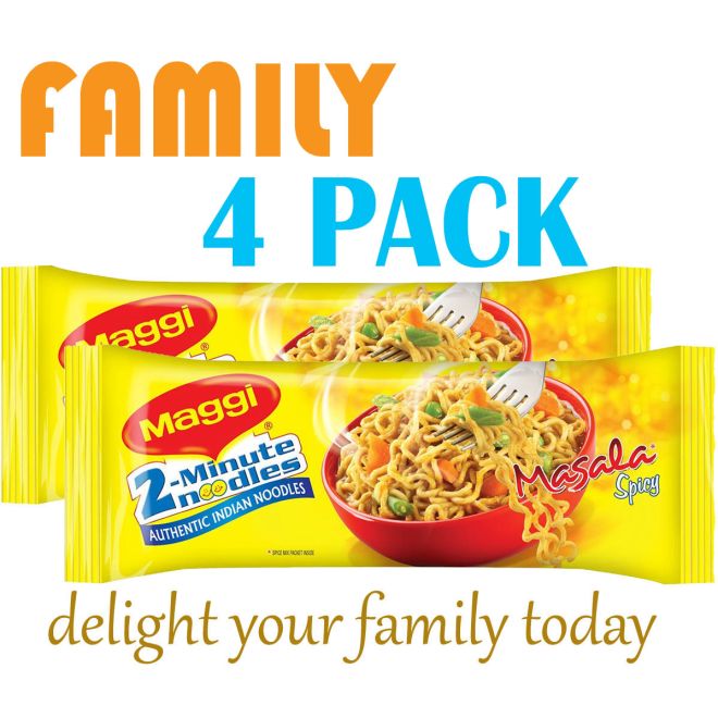 Maggi 4in1 Family Pack Masala Noodles (2-Minute Noodles) 280g