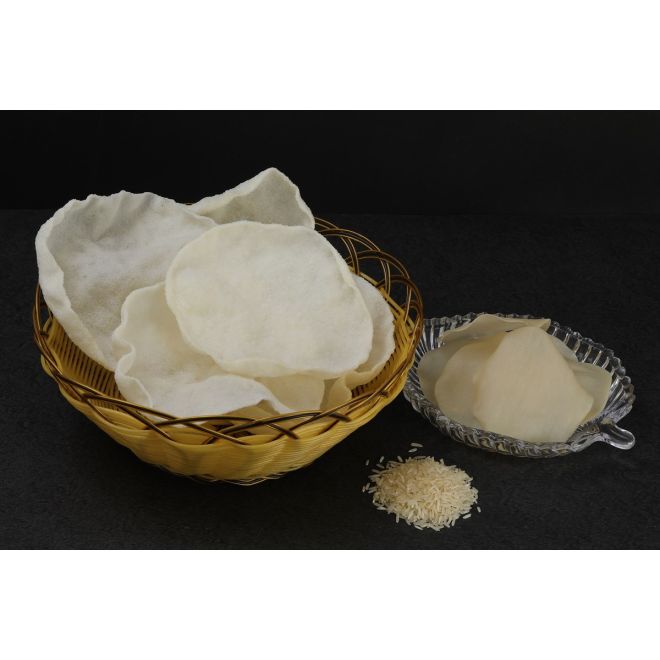 Maniarr Khichiya, Rice Crackers - Plain (gerösteter Snack) 200g