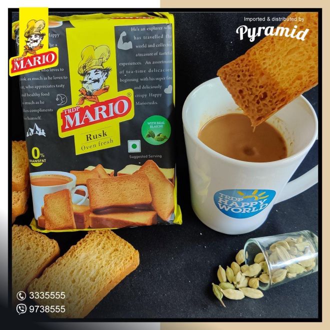 Mario Elachi Rusk (with Cardamom Seeds)