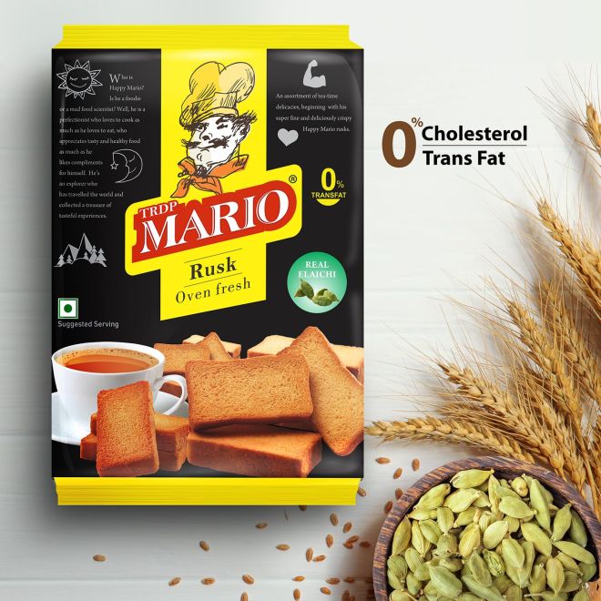 Mario Elachi Rusk (with Cardamom Seeds)