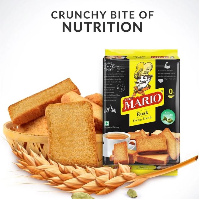 Mario Elachi Rusk (with Cardamom Seeds)