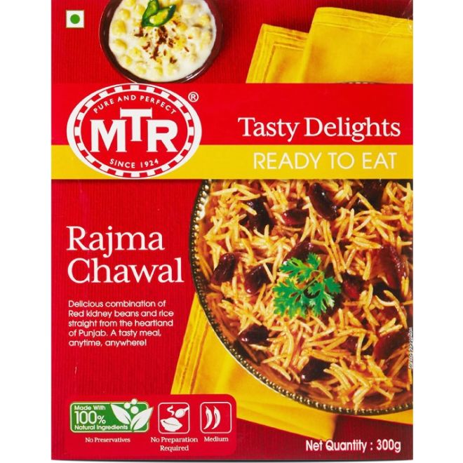 MTR Rajma Chawal (Reis mit Roter Kidneybohnen) 300g