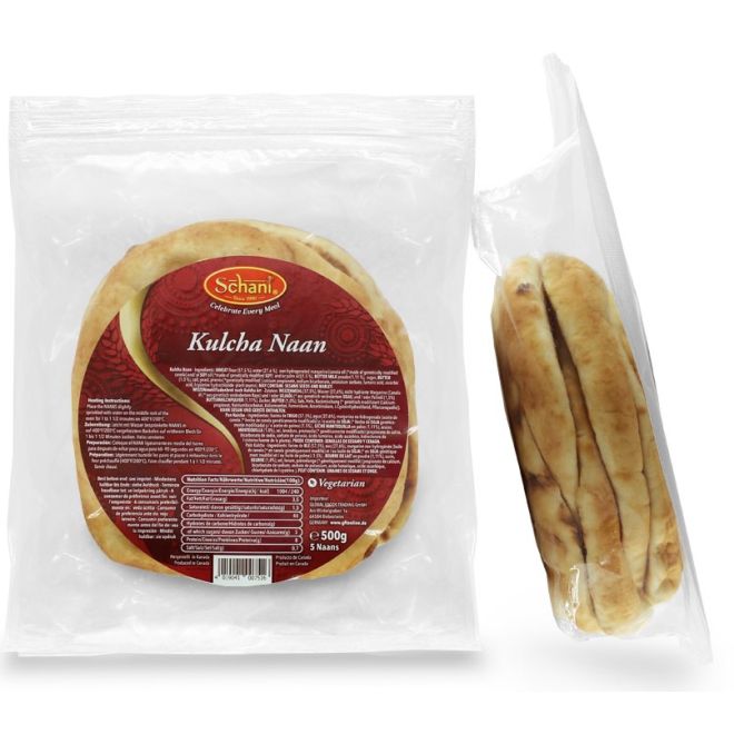 5 Stk. Schani Kulcha Naan (500g)