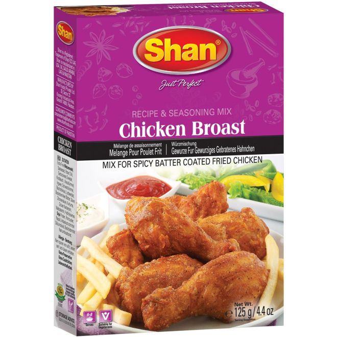Shan Chicken Broast Mix (for fried Chicken in spicy Batter) 125g