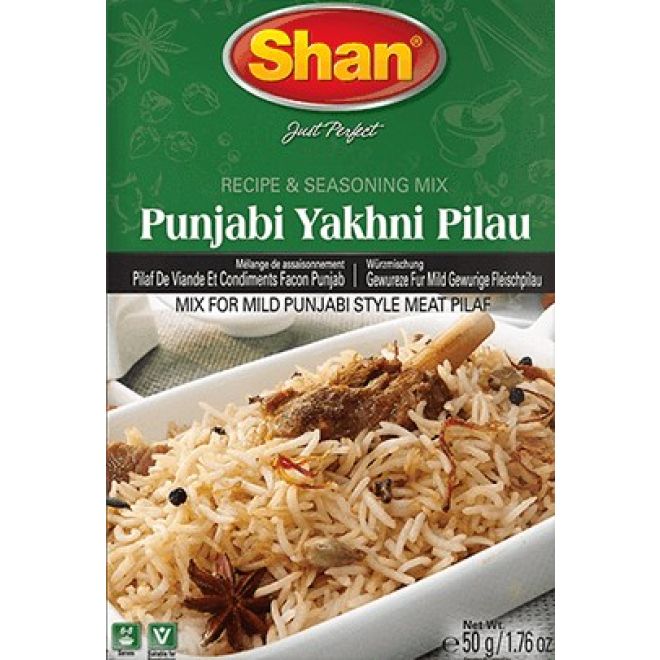 Shan Punjabi Yakhni Pilau (Gewürzmischung für Fleisch-Pilau nach Punjabi-Art) 50g