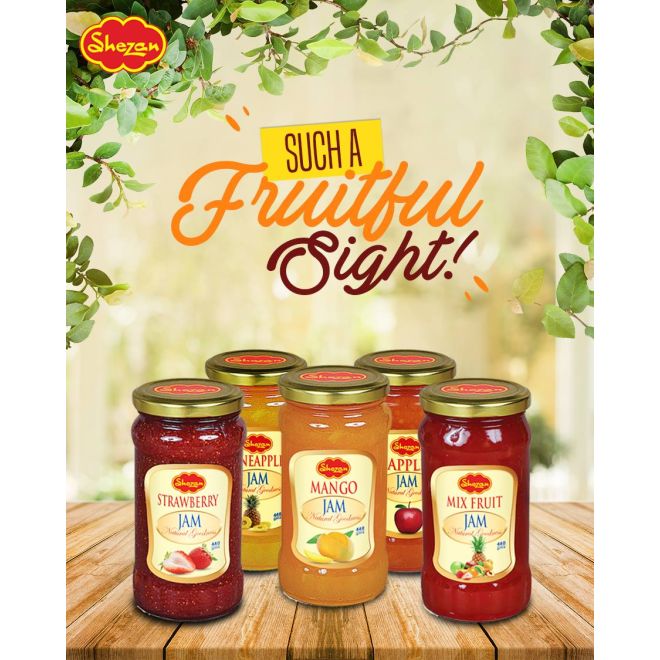 Shezan Mix Fruit Jam (Konfitüre) 410g