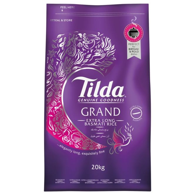 Tilda Grand - Extra Long Basmati Reis (langkörnig) 5kg