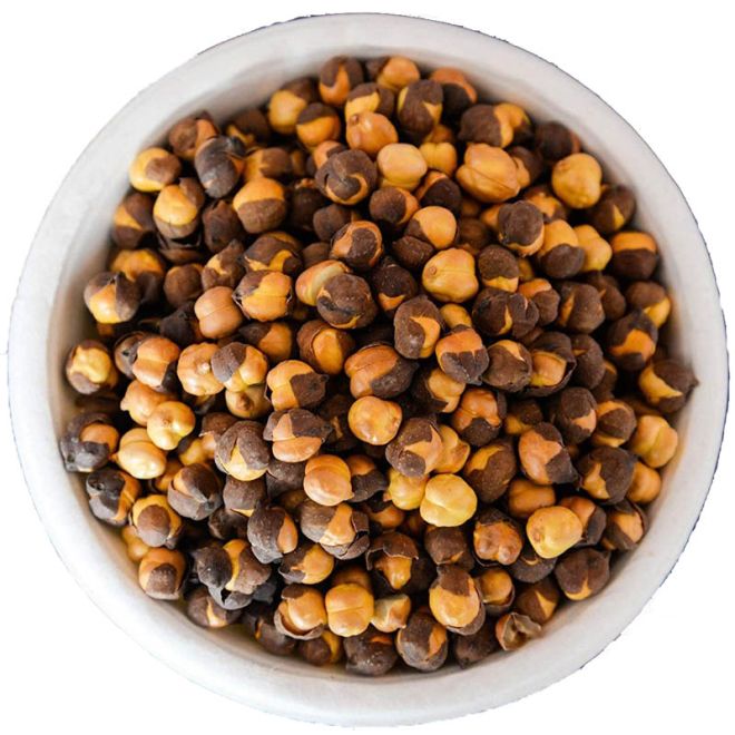 TRS Roasted Chana - Chickpeas, भुना हुआ चना (geröstete Kichererbsen) 300g