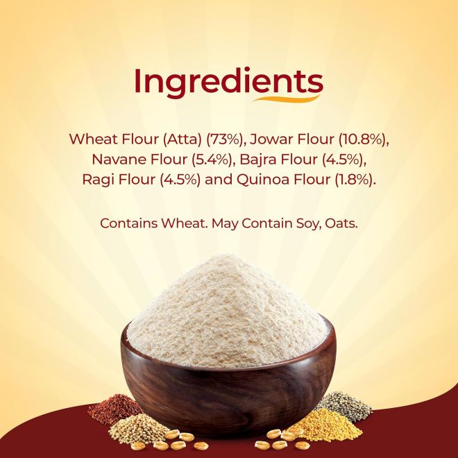Aashirvaad Atta with Millet - 2,2kg