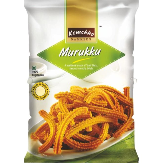 Kemchho Murukku (Ein traditioneller Snack aus Tamil Nadu, herzhafte, knusprige Teigtaschen) 270g