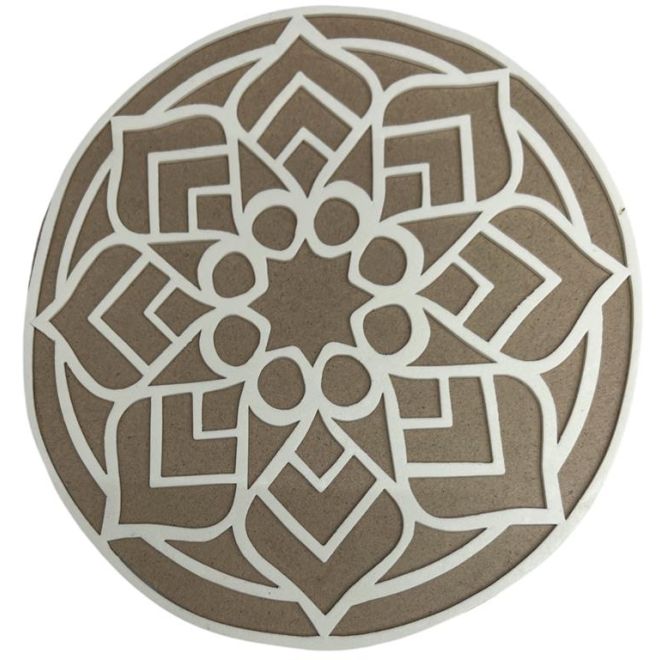 Diwali Rangoli Stencil for Floor Decorations, Reusebale (30 cm)