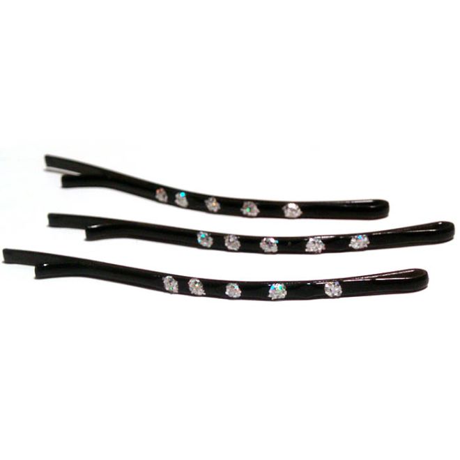 Beautiful Hair Clips with Shiny Stones