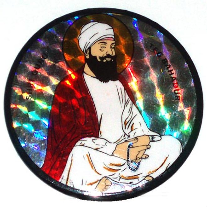 Color Reflecting Wall Magnet with Indian Motif