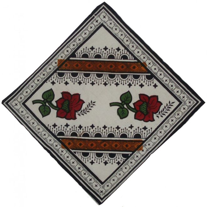 100% Cotton Indian Cushion Cover / 40 cm x 40 cm