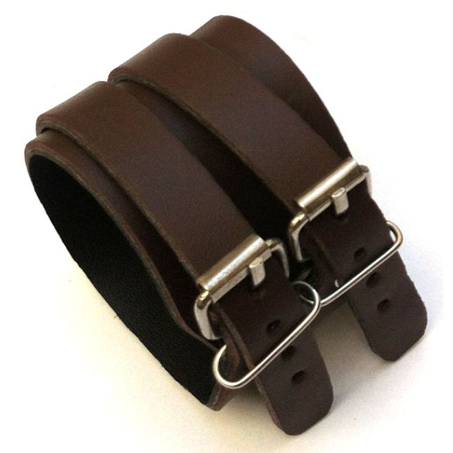 Armband aus Echtem Leder - Größenverstellbar