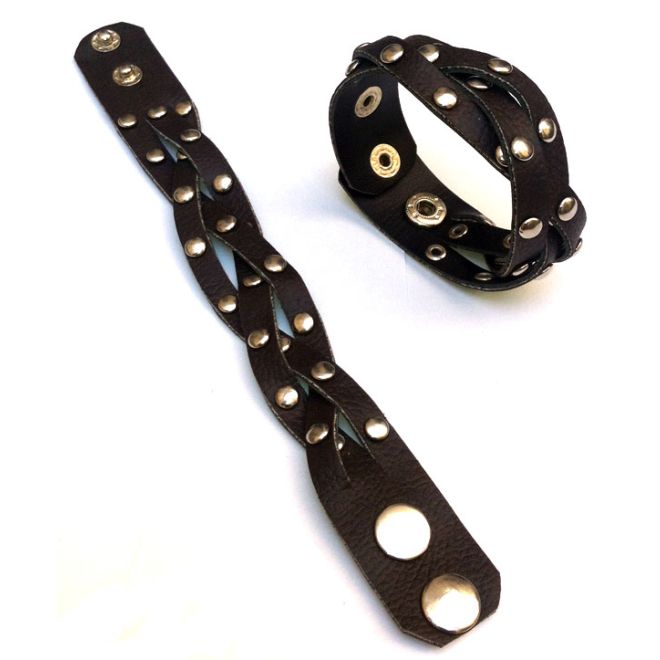Bracelet made of Genuine Leather - Adjustable in Size