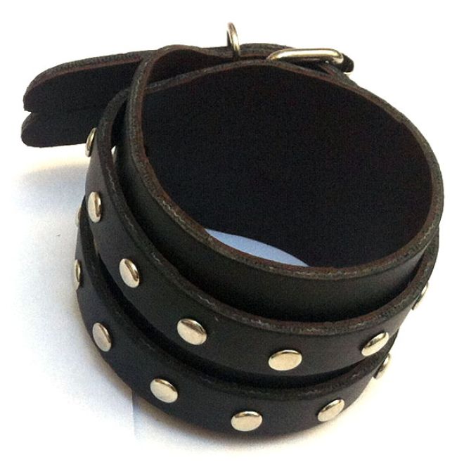Armband aus Echtem Leder - Größenverstellbar