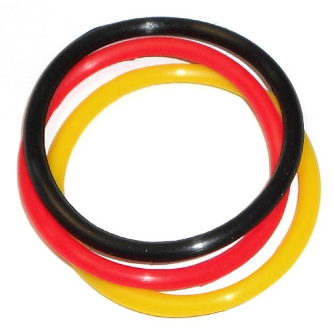 DEUTSCHLAND FAN-ARTIKEL: 3 Armbänder in der farben der Deutschen Flagge / Deutschen Nationalmannschaft