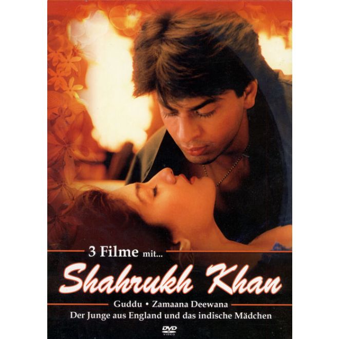 3 Movies with SHARUKH KHAN - DVD-Box (German Editions) - Guddu, Zamaana Deewana, Der Junge aus England und das indische Mädchen