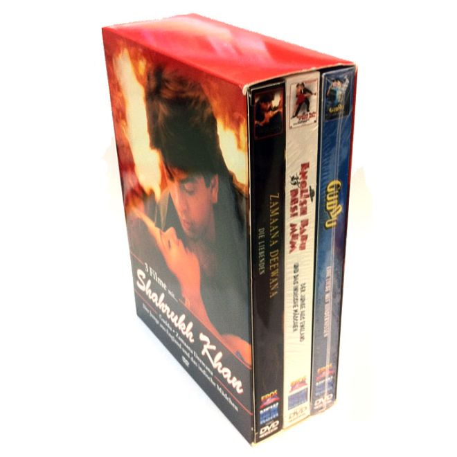 3 Movies with SHARUKH KHAN - DVD-Box (German Editions) - Guddu, Zamaana Deewana, Der Junge aus England und das indische Mädchen