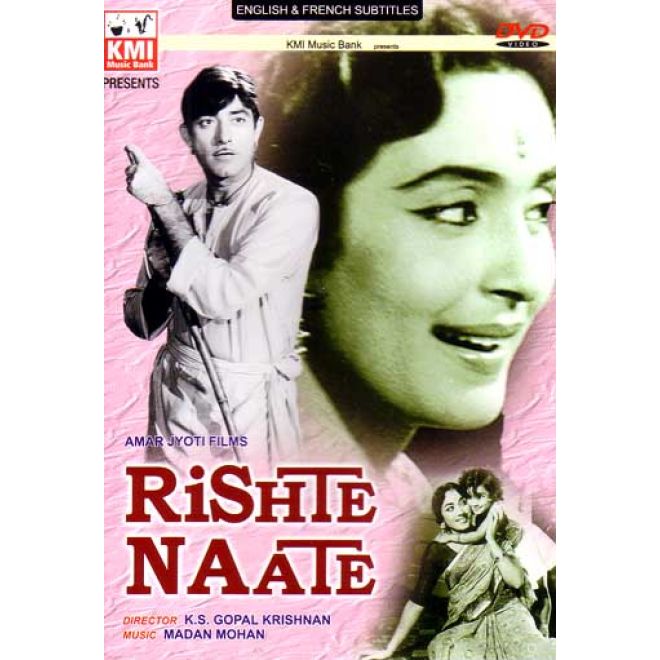 Rishte Naate (DVD) Raaj Kumar, Nutan, Deven Verma