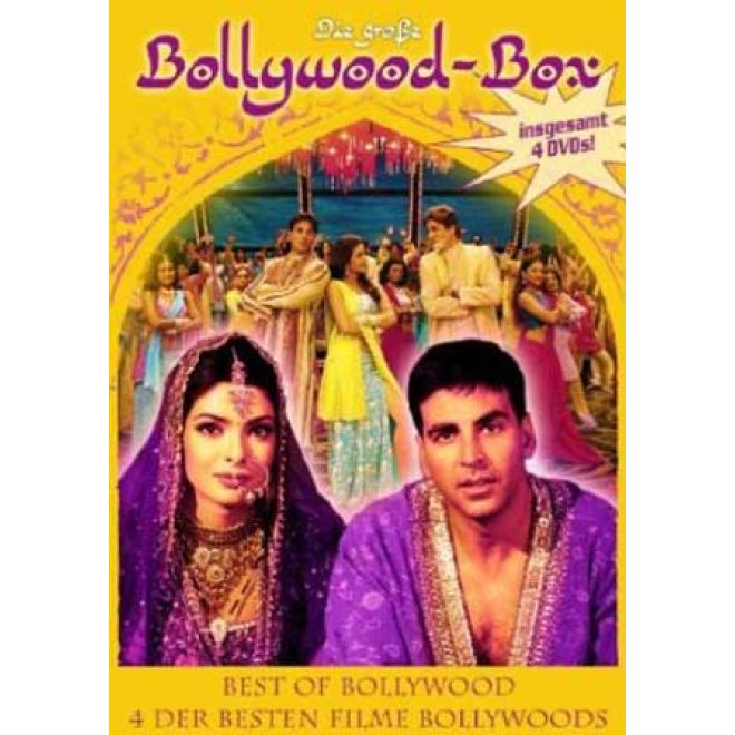Die große Bollywood-Box, 4 Filme auf 4 DVDs (Deutsche Fassung)