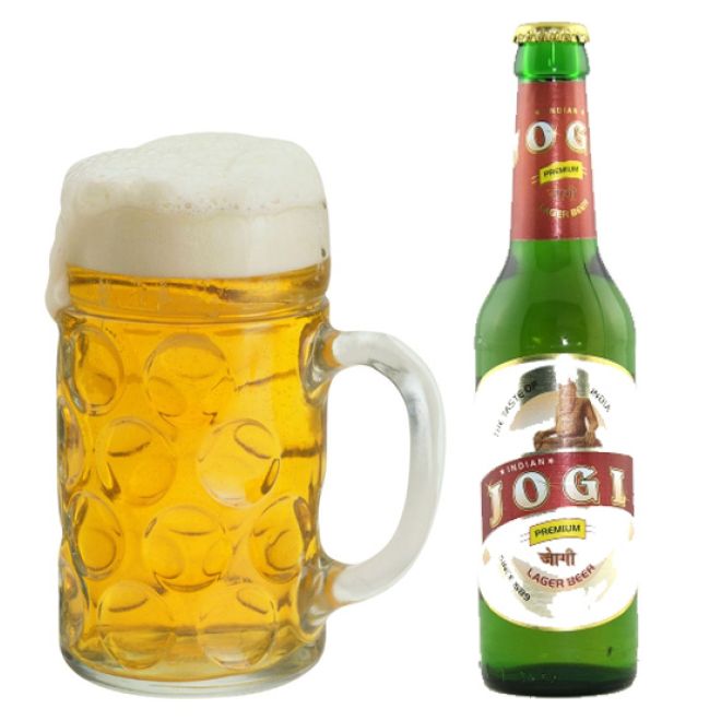 Indisches Jogi Premium Lager Bier - 4,8% Alk. / 330 ml