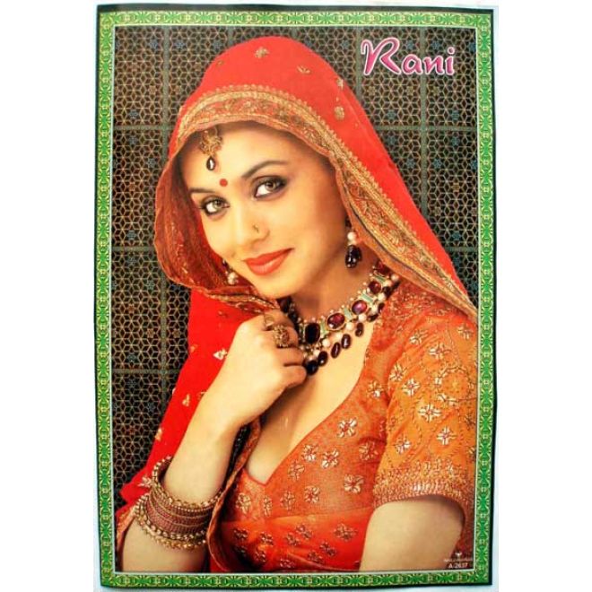 POSTER: Rani Mukherjee / Größe:S (40Cm x 28Cm)