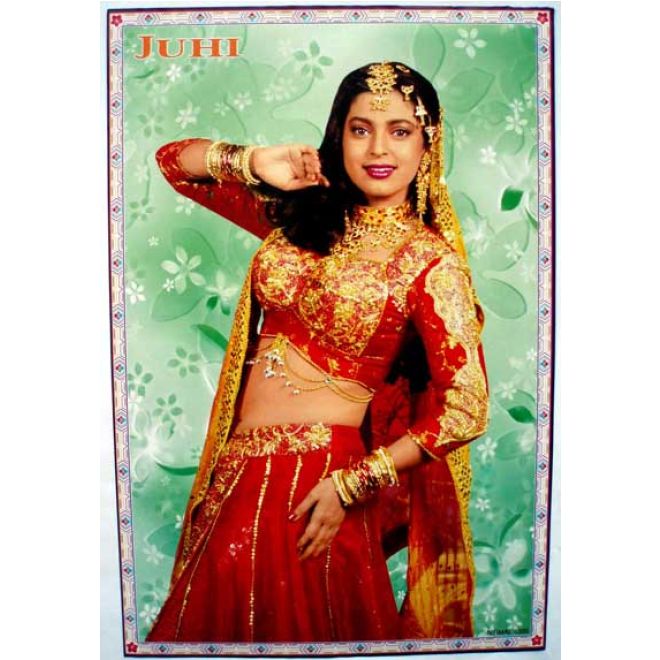POSTER: Juhi Chawla / Größe:S (40Cm x 28Cm)