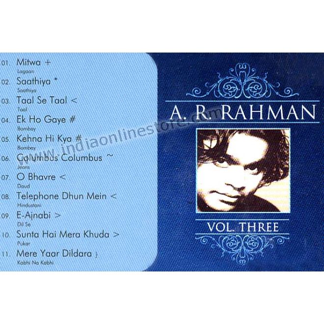A.R. Rehman - Karaoke (Vol.3)