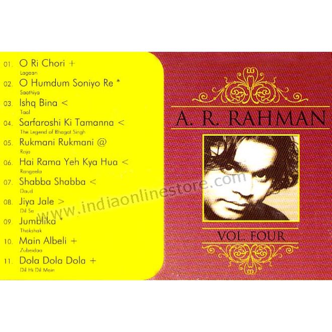 A.R. Rehman - Karaoke (Vol.4)