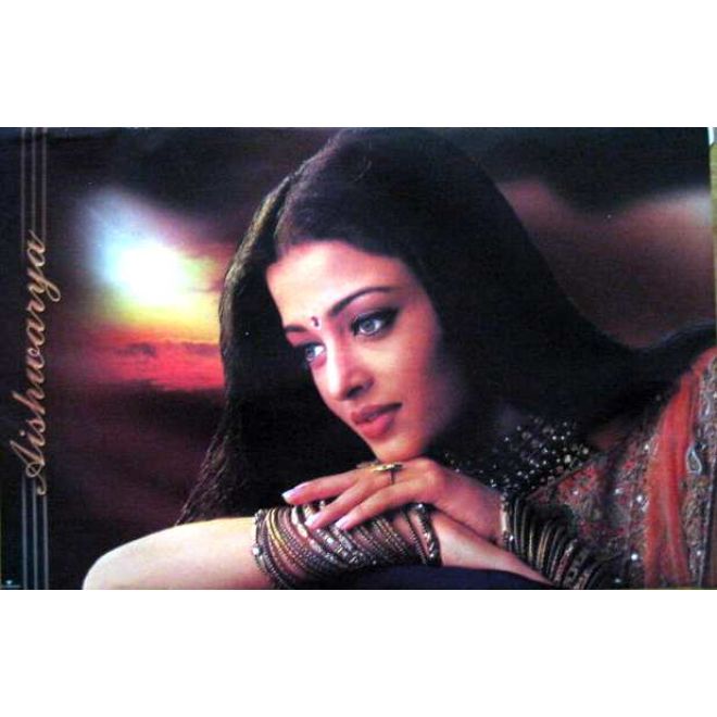POSTER: Aishwariya Rai / Größe: L (85Cm x 55Cm)