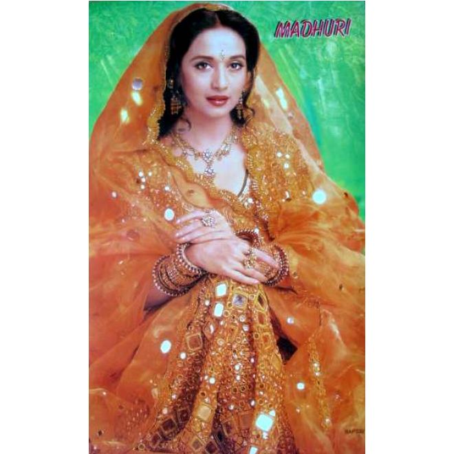 POSTER: Madhuri Dixit / Grösse: L (85Cm x 55Cm)