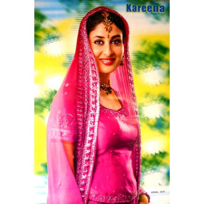 POSTER: Kareena Kapoor / Größe:L (85Cm x 55Cm)
