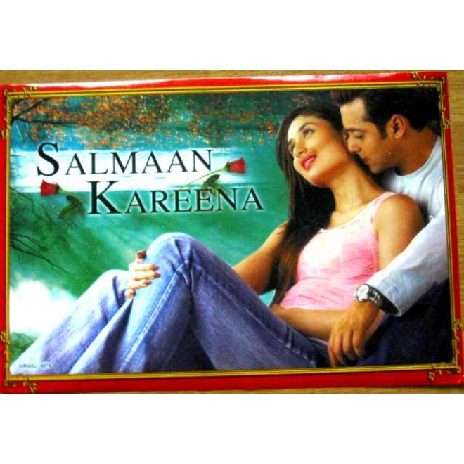 POSTER: Salman Khan & Kareena Kapoor / Größe:S (40Cm x 28Cm)