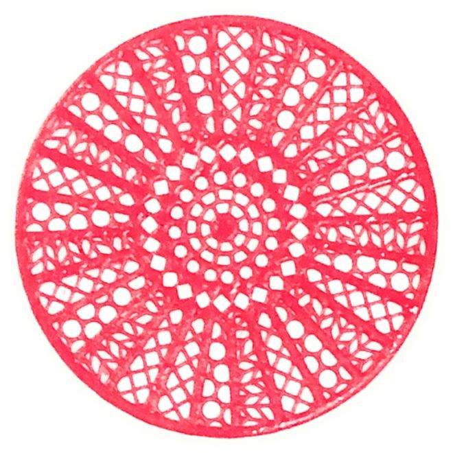 Runde Henna Tattoo-Schablone (selbstklebend & wiederverwendbar)