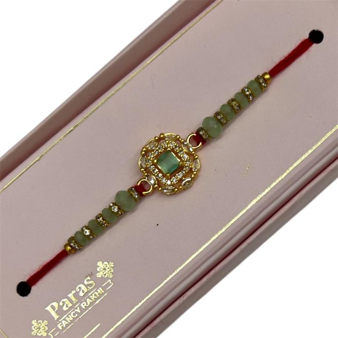Paras Fancy Rakhi in Box (Armband zum Raksha Bandhan)