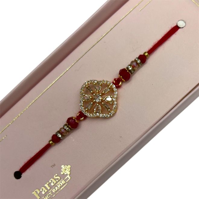 Paras Fancy Rakhi in Box (Bracelet for Raksha Bandhan)