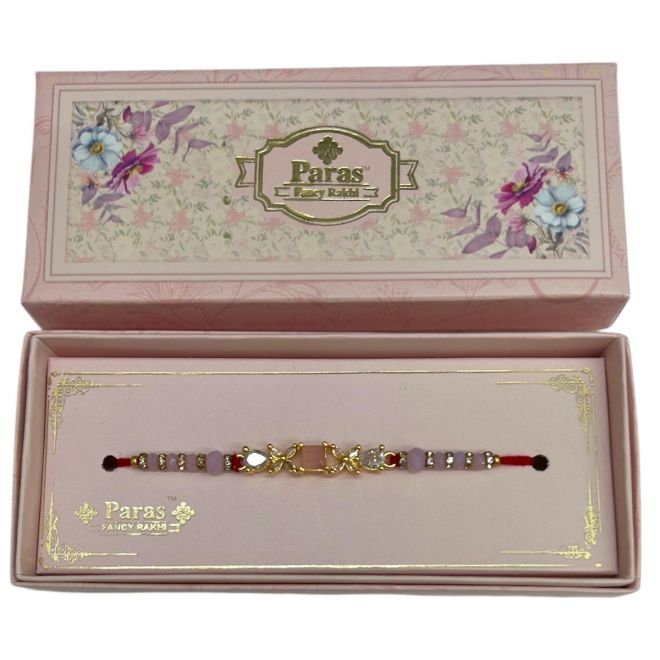 Paras Fancy Rakhi in Box (Armband zum Raksha Bandhan)
