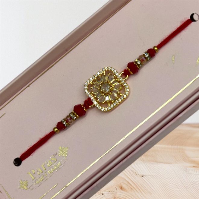 Paras Fancy Rakhi in Box (Bracelet for Raksha Bandhan)