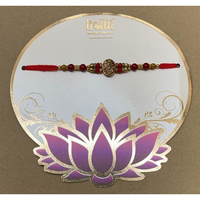 Lotus Rakhi - Armband für Raksha-Bandhan