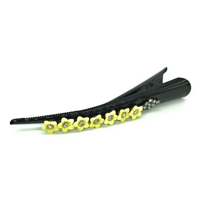 Hair Clip with colored Rhinestones