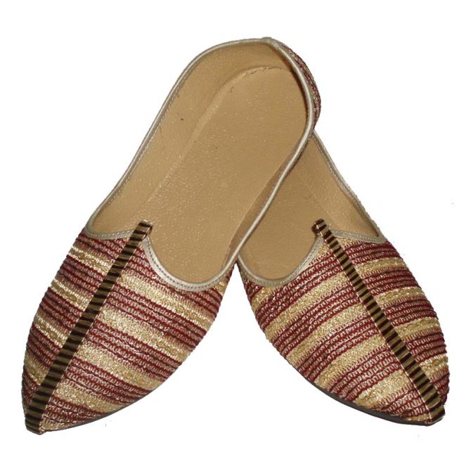 Herren Punjabi Khussa Slipper, Handgefertigt