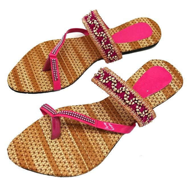 Damen Sommer Flip Flops mit Zehentrenner