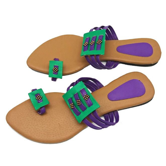 Damen Sommer Flip Flops mit Zehentrenner