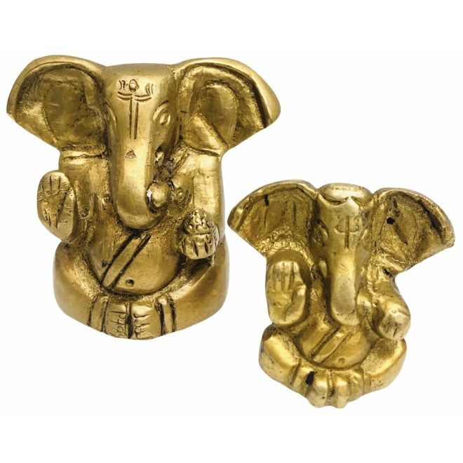 Ganpati - Lord Ganesha Statue aus Messing