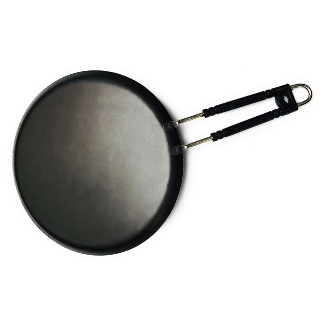 Flat Iron Roti Tawa, Chapati Pan (Flache Chapati-Pfanne aus Eisen) ∅ 30cm