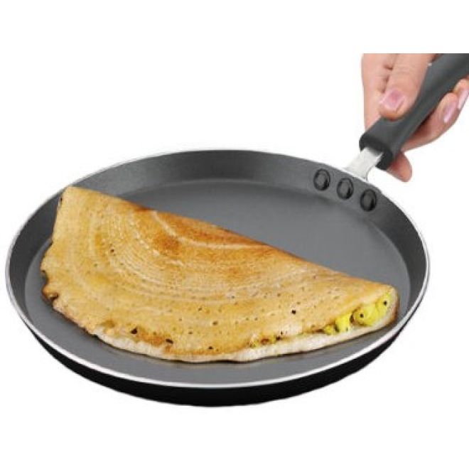 Flat Iron Roti Tawa, Chapati Pan (Flache Chapati-Pfanne aus Eisen) ∅ 30cm